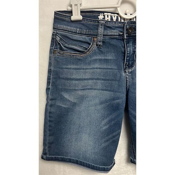Hydraulic Women's Denim Bermuda Shorts Size 9/10 Blue Low Rise Casual - Picture 2 of 12